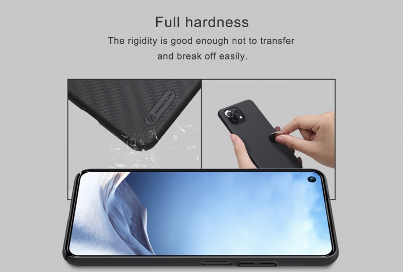 Ốp Lưng Xiaomi 11 Lite 4G 5G Nhựa Sần Cứng Chính Hãng Nillkin được làm bằng chất nhựa PU cao cấp nên độ đàn hồi cao, thiết kế dạng sần,là phụ kiện kèm theo máy rất sang trọng và thời trang